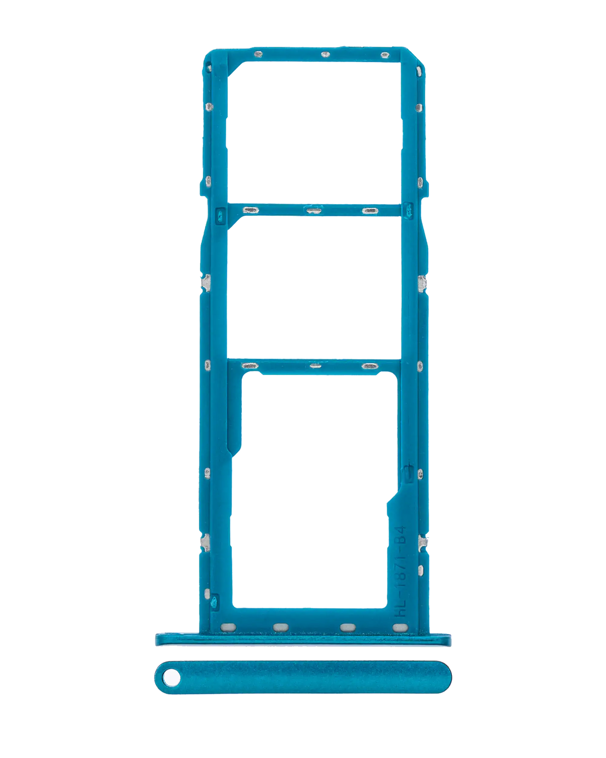 Dual Sim Card Tray Compatible For Samsung Galaxy A01 (A015 / 2020) (Green)