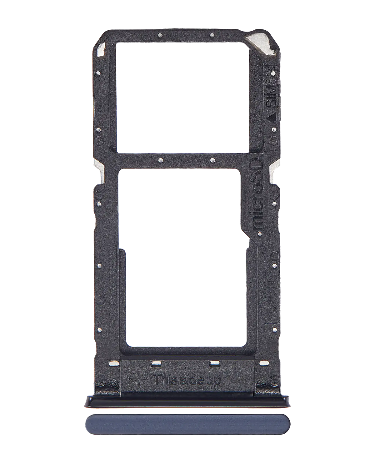 Replacement Single Sim Card Tray Compatible For OnePlus Nord N10 5G by Macfactory.in (Midnight Ice)