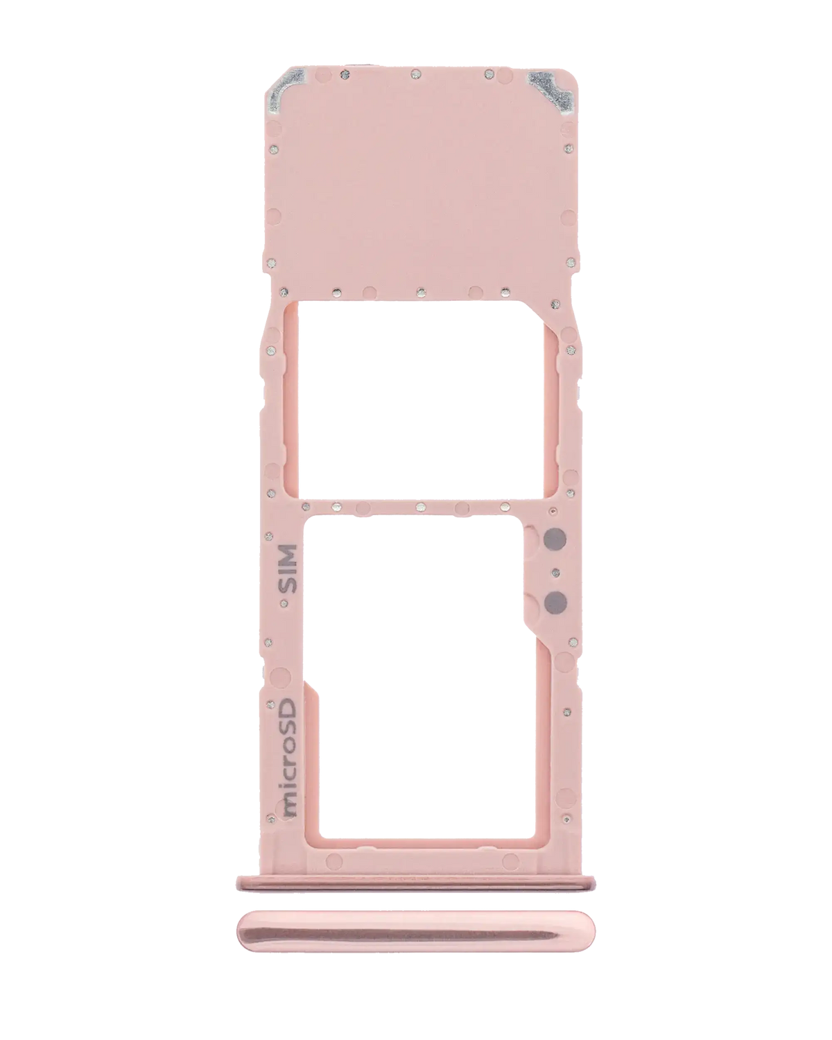 Single Sim Card Tray Compatible For Samsung Galaxy A51 4G (A515 / 2019) (Prism Crush Pink)