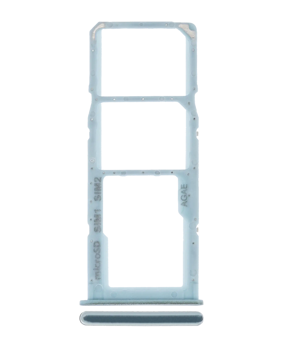 Dual Sim Card Tray Compatible For Samsung Galaxy A71 Replacement (A715 / 2020) (Green)