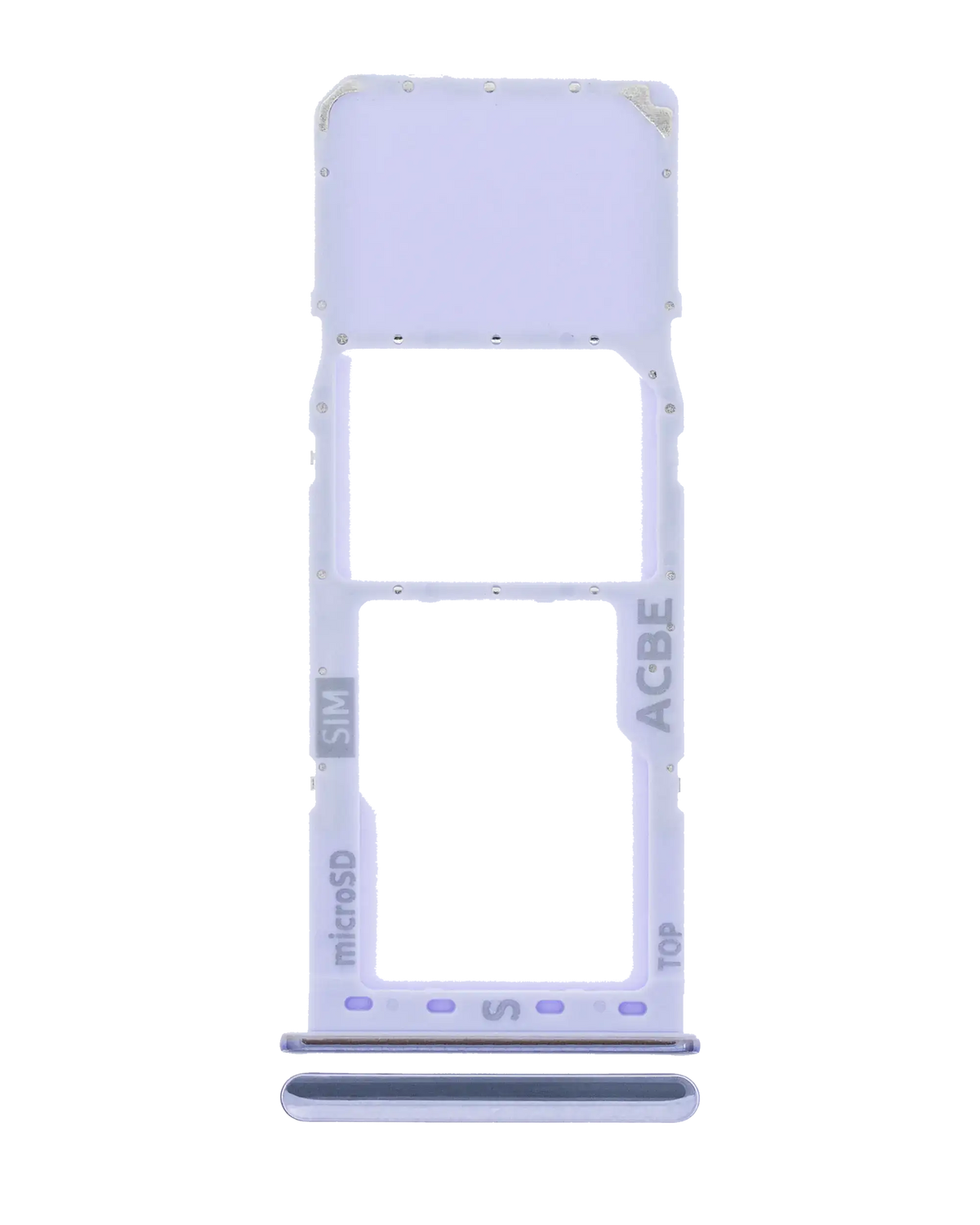 Single Sim Card Tray Compatible For Samsung Galaxy A32 (A325 / 2021) (Awesome Violet)