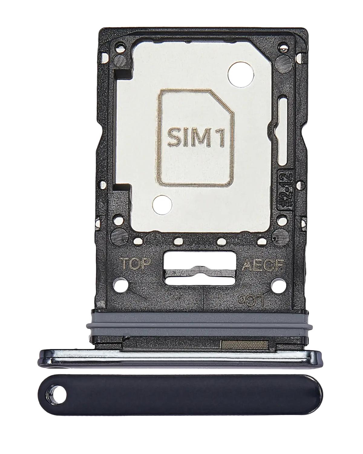 Replacement Single Sim Card Tray Compatible For Samsung Galaxy A53 5G (A536 / 2022) (Black)