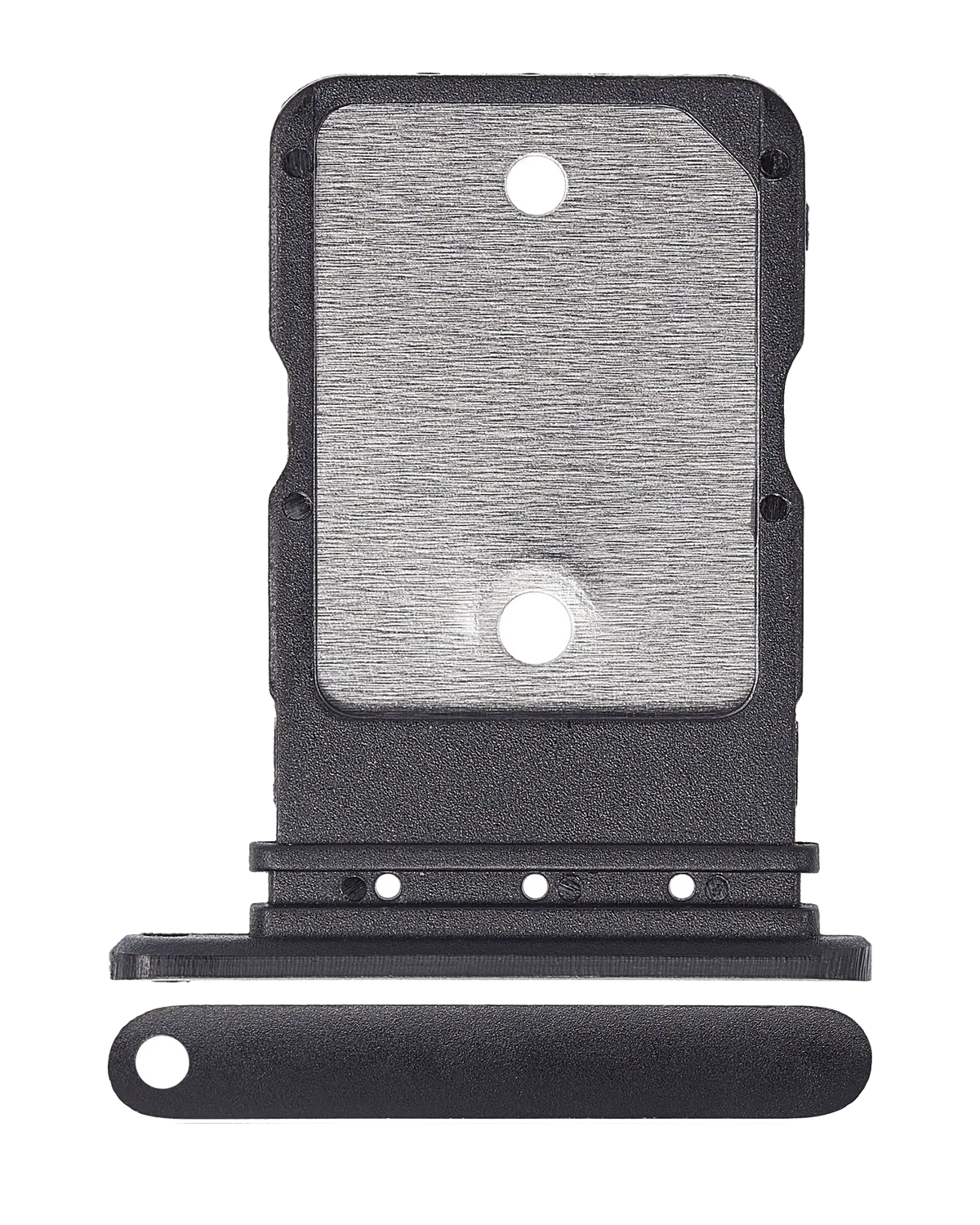 Sim Card Tray Compatible For Google Pixel 4A Replacement (Just Black)