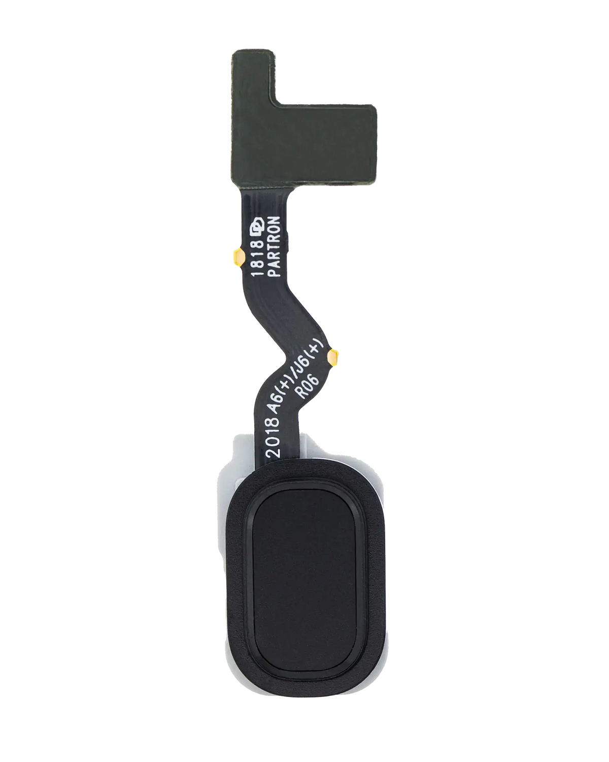 Fingerprint Reader With Flex Cable Replacement Compatible For Samsung Galaxy J8 (J810 / 2018) / A6 Plus (A605/ 2018) (Black)