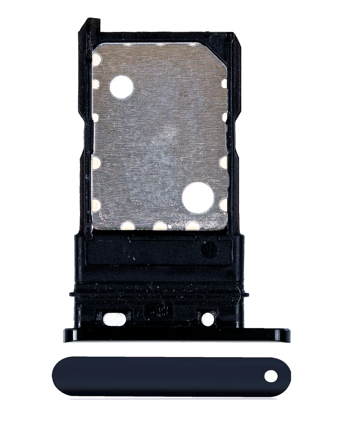 Sim Card Tray Compatible For Google Pixel 3 Replacement (Genuine OEM) (Just Black)