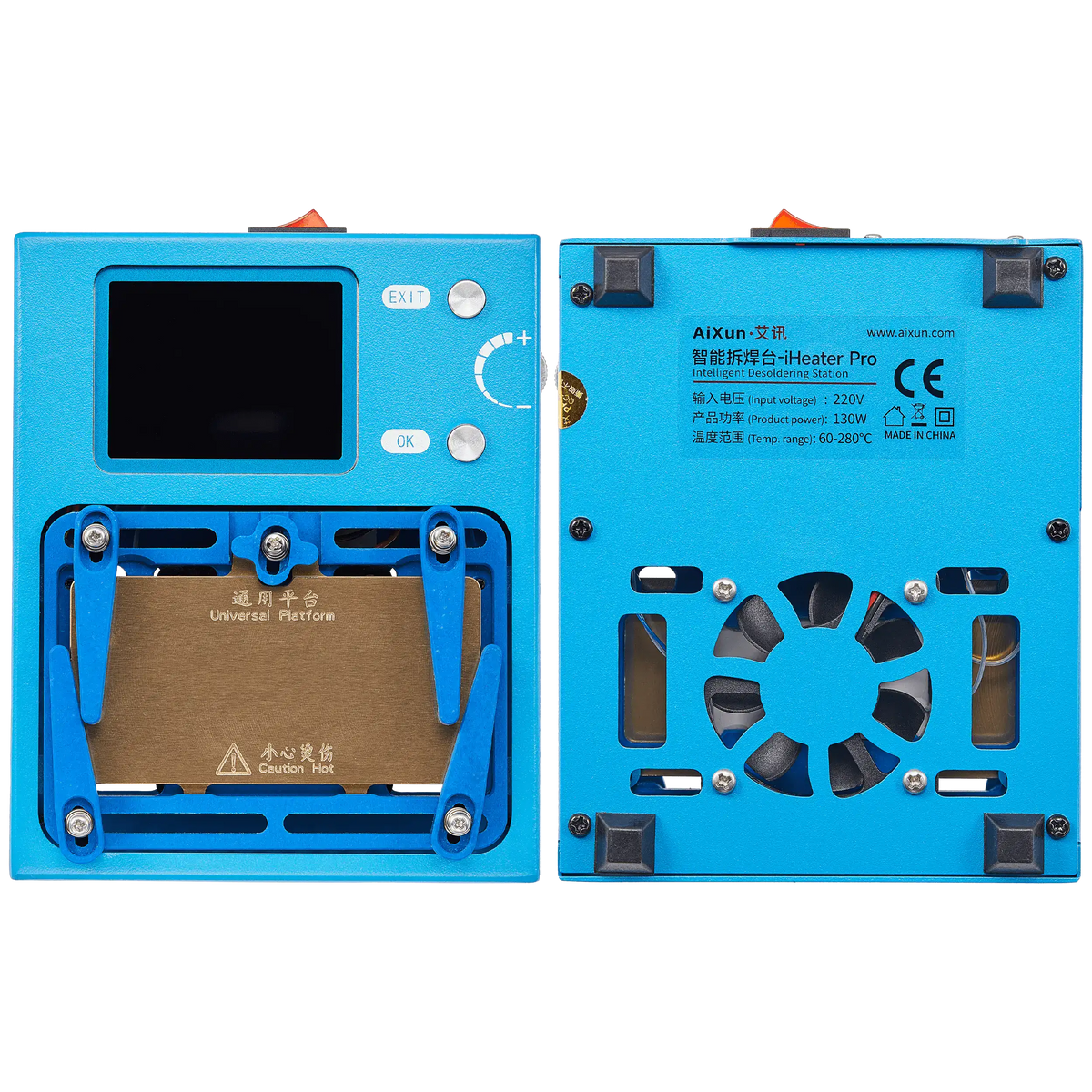 iHeater Pro Desoldering Station 4th Gen W/ iPhone X-16 Pro Max Modules (Aixun)