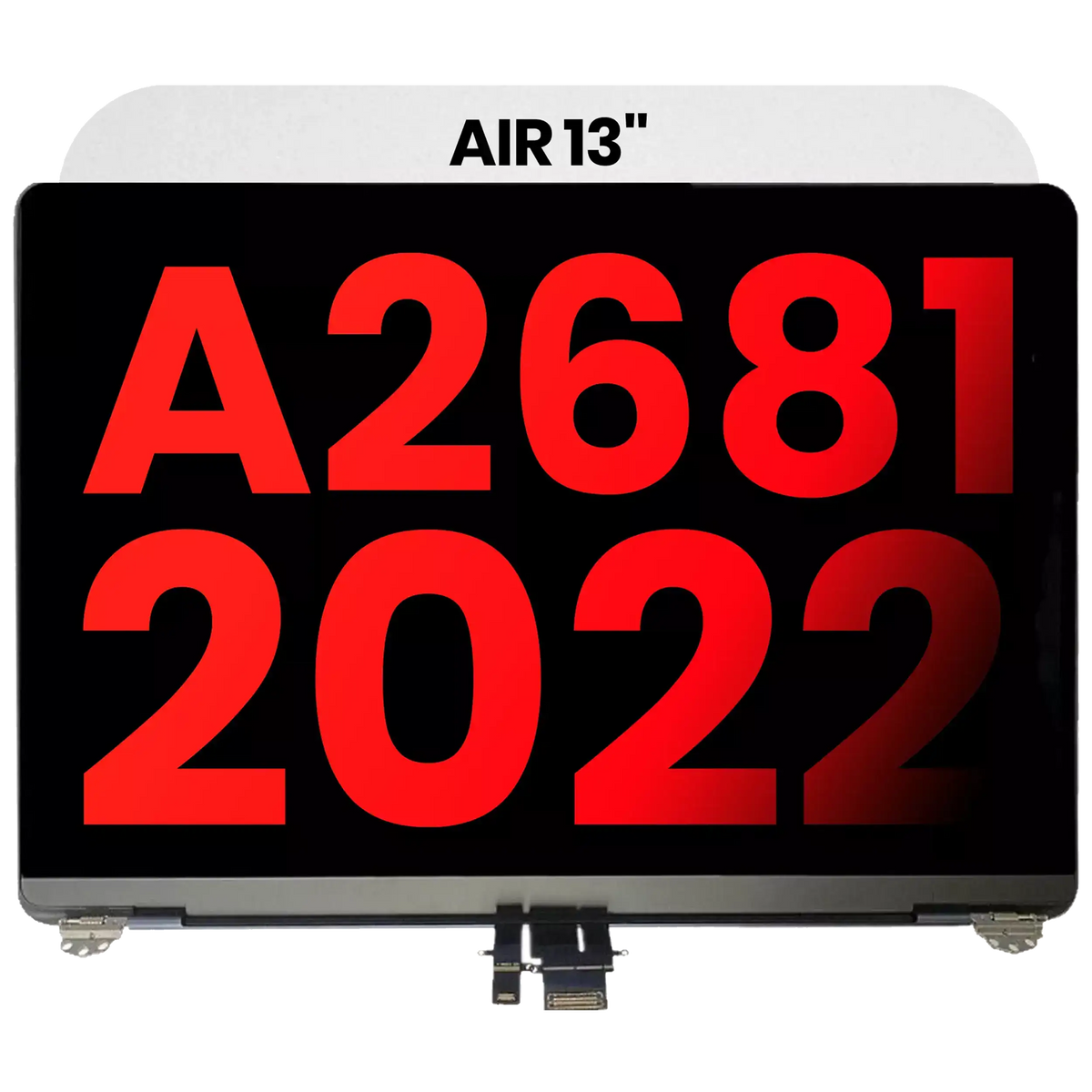 Complete LCD Display Assembly Compatible For MacBook Air 13" (A2681 / Mid 2022) (Aftermarket Plus) (Silver)
