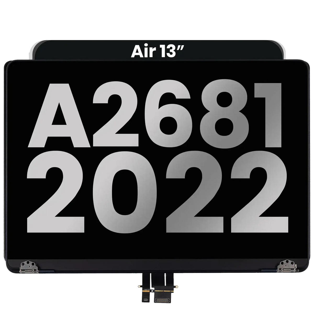 Complete LCD Display Assembly Compatible For MacBook Air 13" (A2681 / Mid 2022) (Used OEM Pull: Grade B) (Midnight)