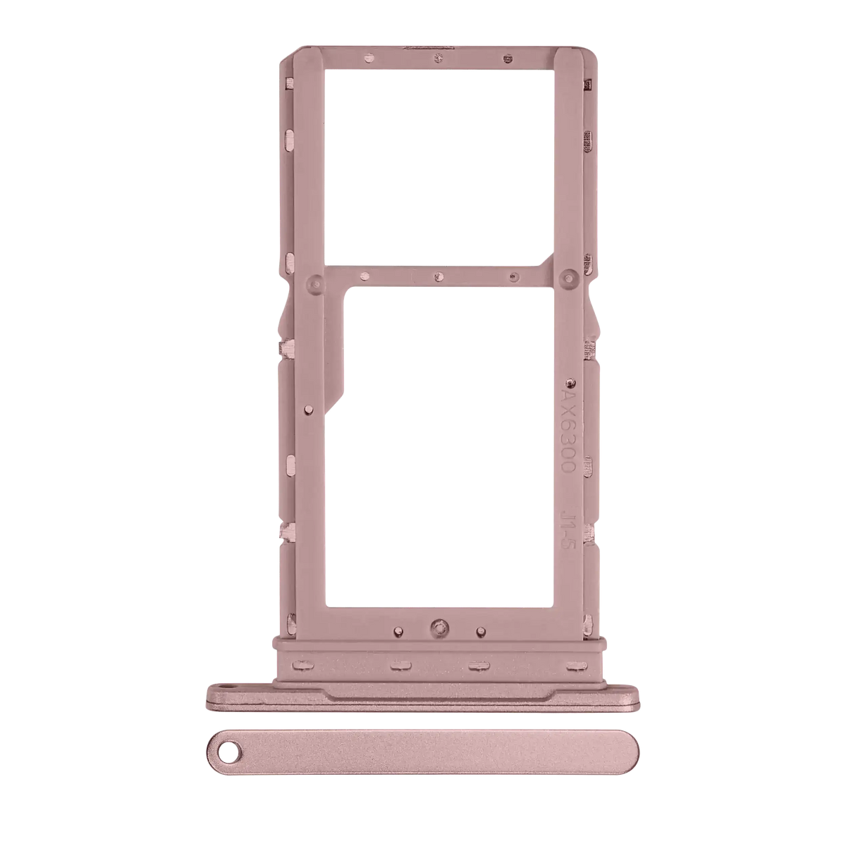 Dual Sim Card Tray Compatible For Samsung Galaxy Tab A8 10.5" (X205 / 2021) (Pink Gold)