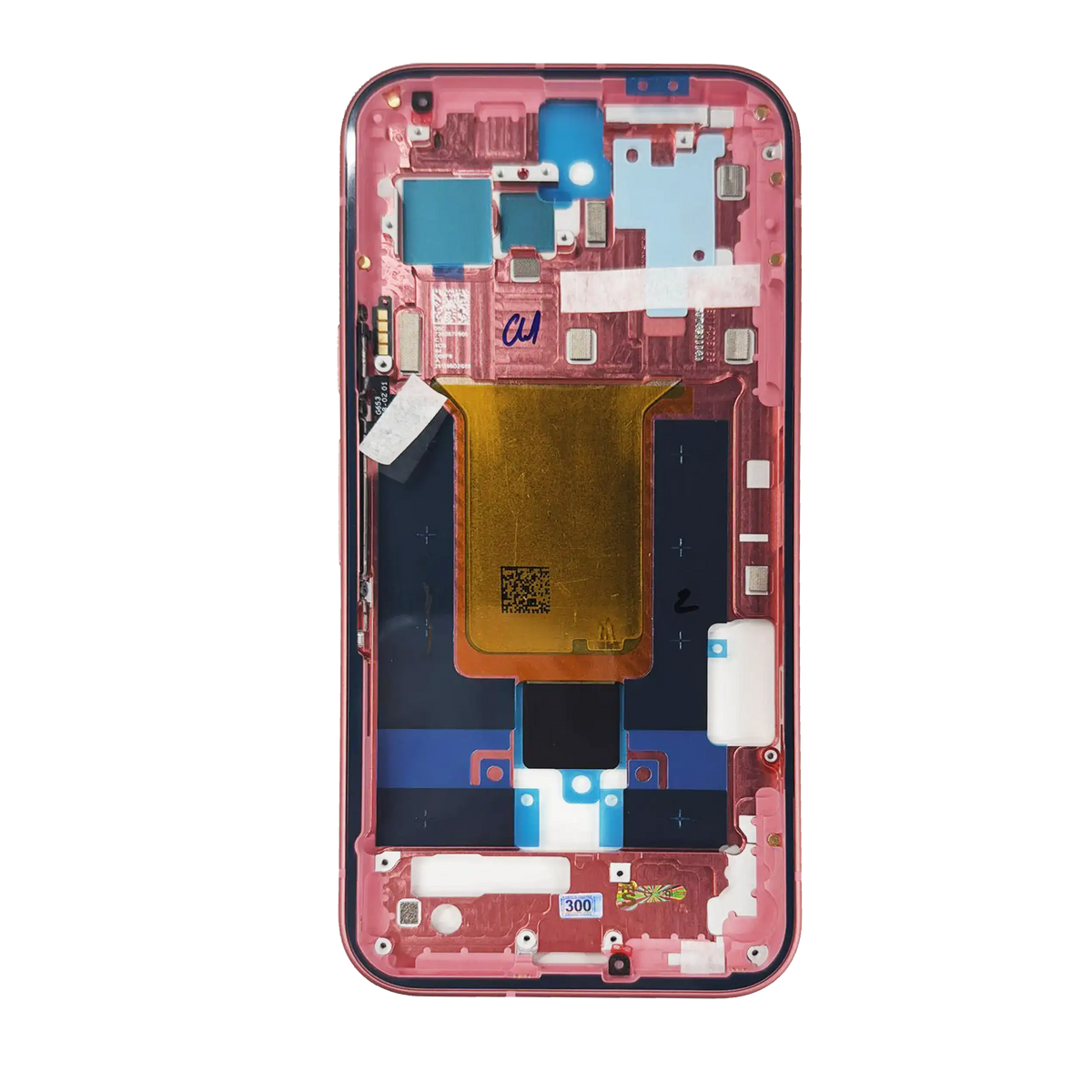 Mid-Frame Housing Compatible For Google Pixel 9a Replacement (Genuine OEM) (Peony)