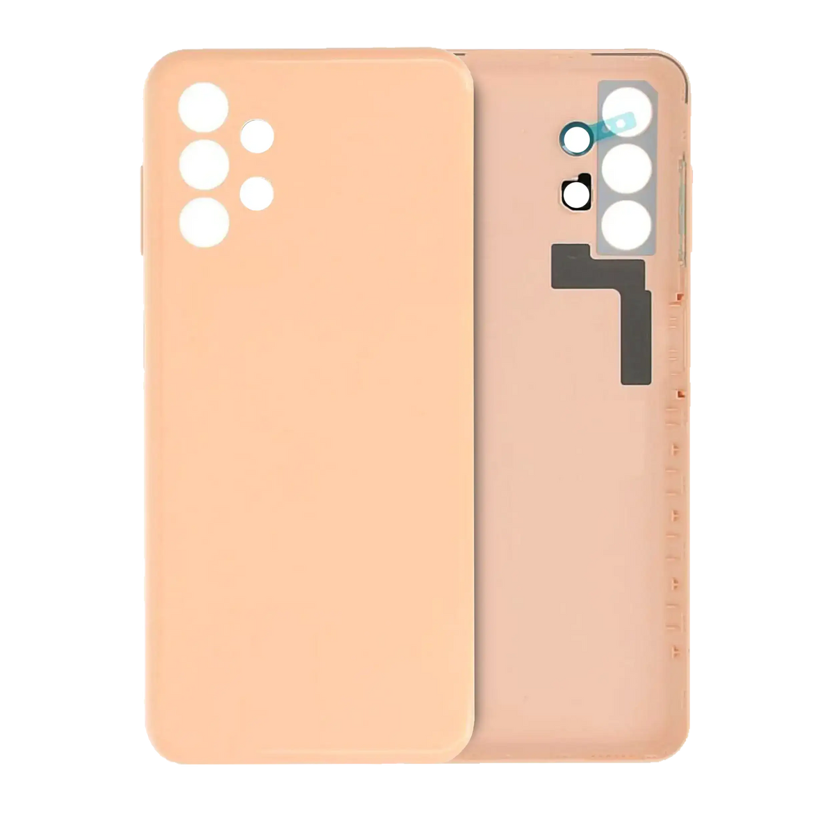 Back Cover Glass Compatible For Samsung Galaxy A13 4G (A135 / 2022) (Service Pack) (Peach)