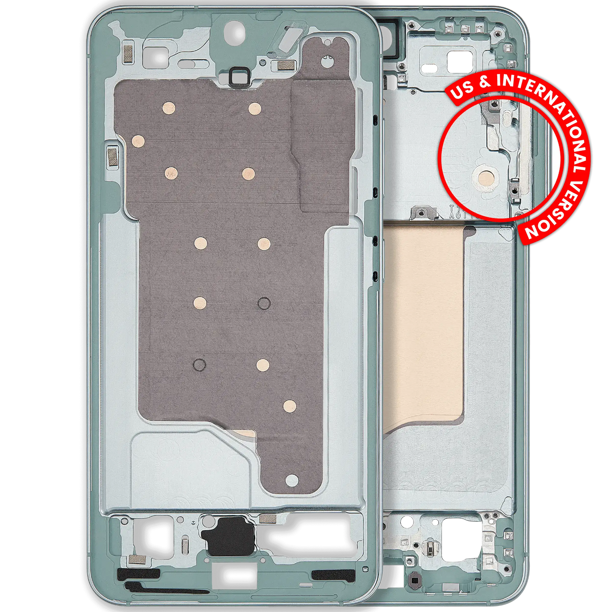 Replacement Mid-Frame Housing Compatible For Samsung Galaxy S25 5G (US & International Version) (Mint)