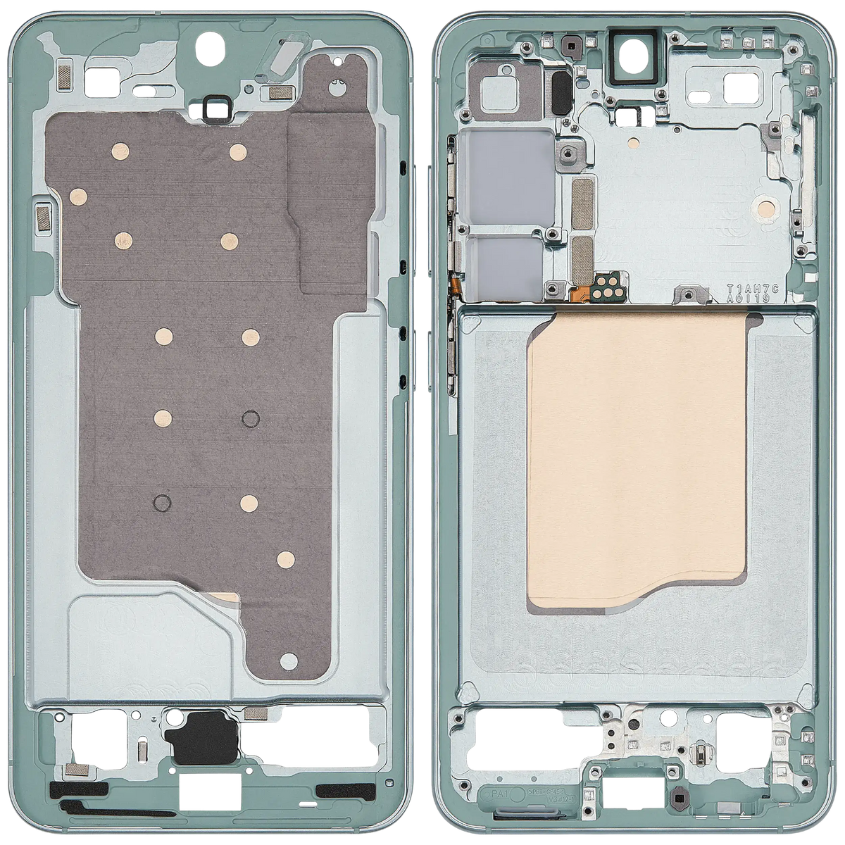 Replacement Mid-Frame Housing Compatible For Samsung Galaxy S25 5G (US & International Version) (Mint)