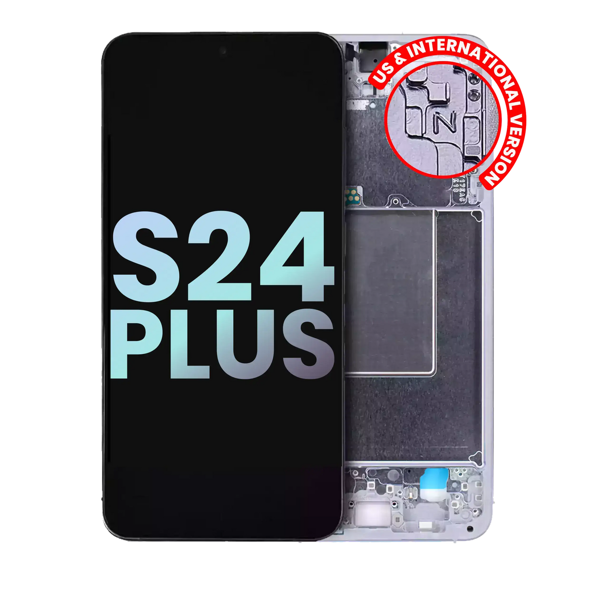 OLED Assembly With Frame Compatible For Samsung Galaxy S24 Plus 5G (US & International Version) (Service Pack) (Sapphire Blue)