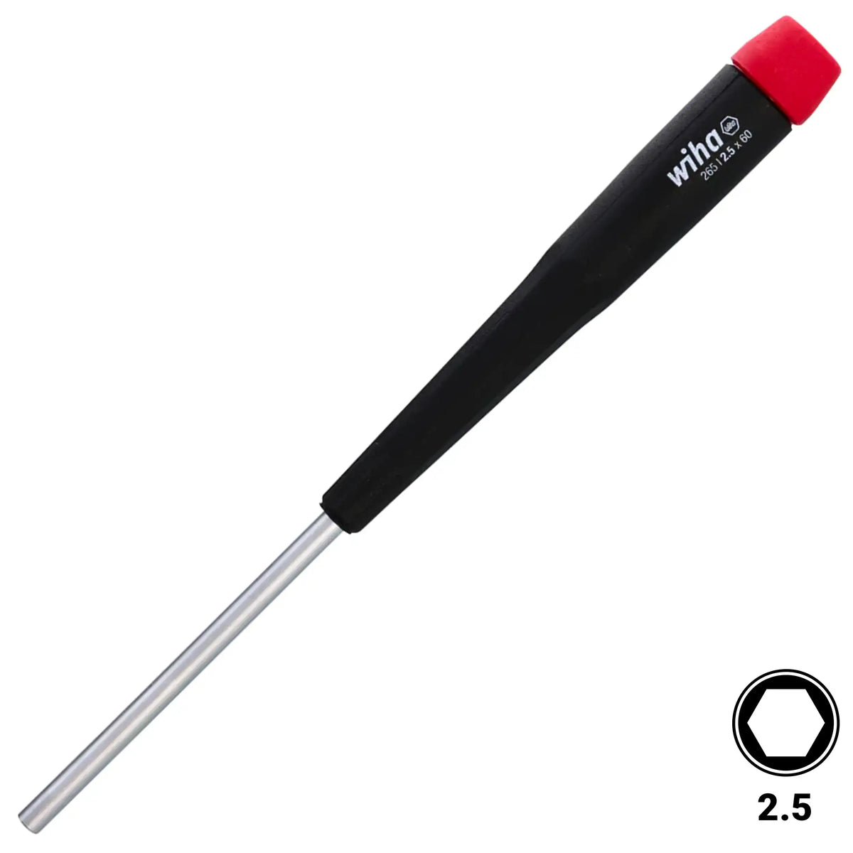 Precision Nut Driver 2.5mm x 60mm (26525) (Wiha)