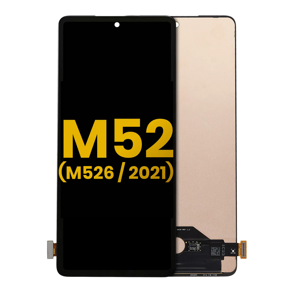 OLED Assembly Without Frame Compatible For Samsung Galaxy M52 5G (M526 / 2021) (Refurbished) (All Colors)