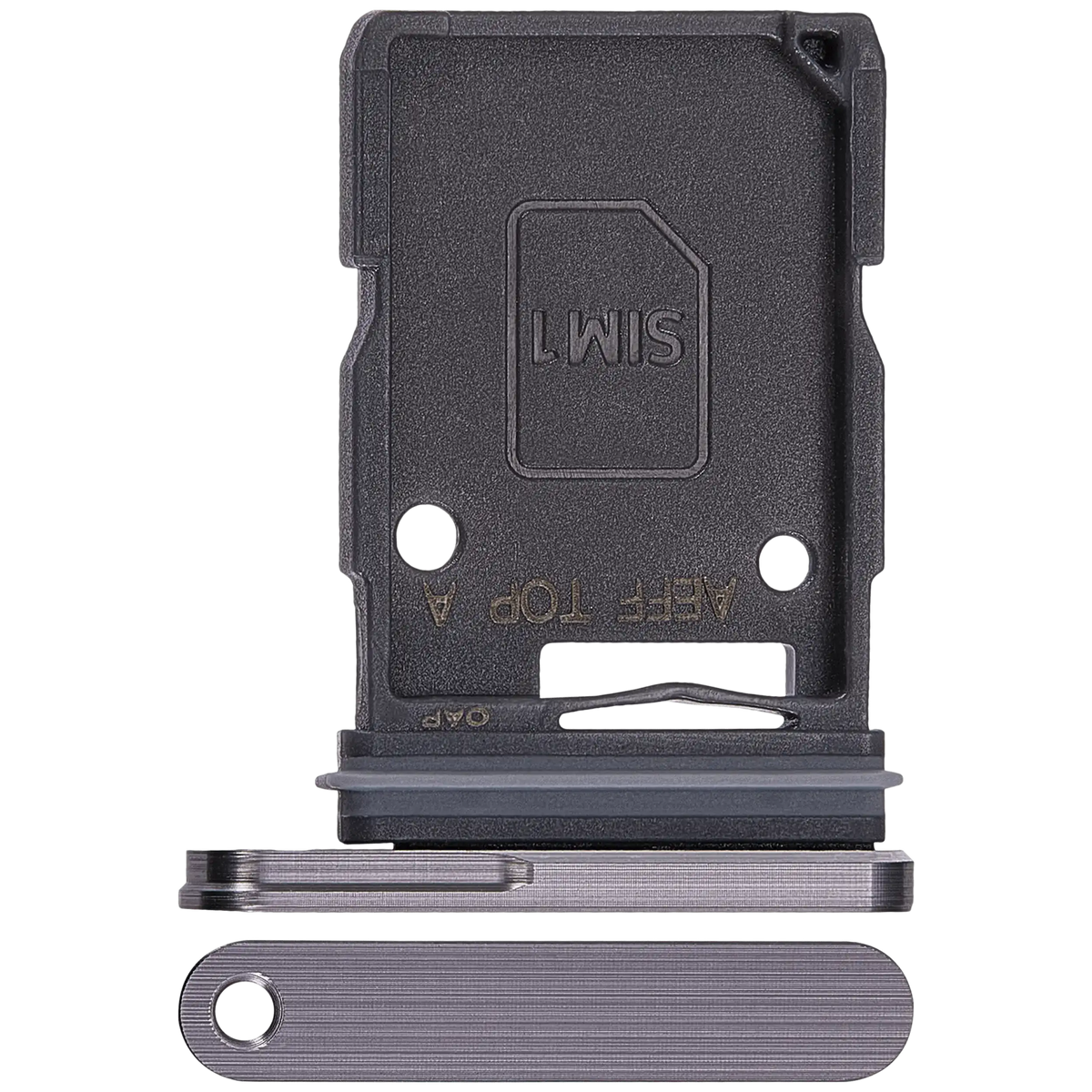 Single Sim Card Tray Compatible For Samsung Galaxy A56 5G (A566 / 2025) (Graphite)