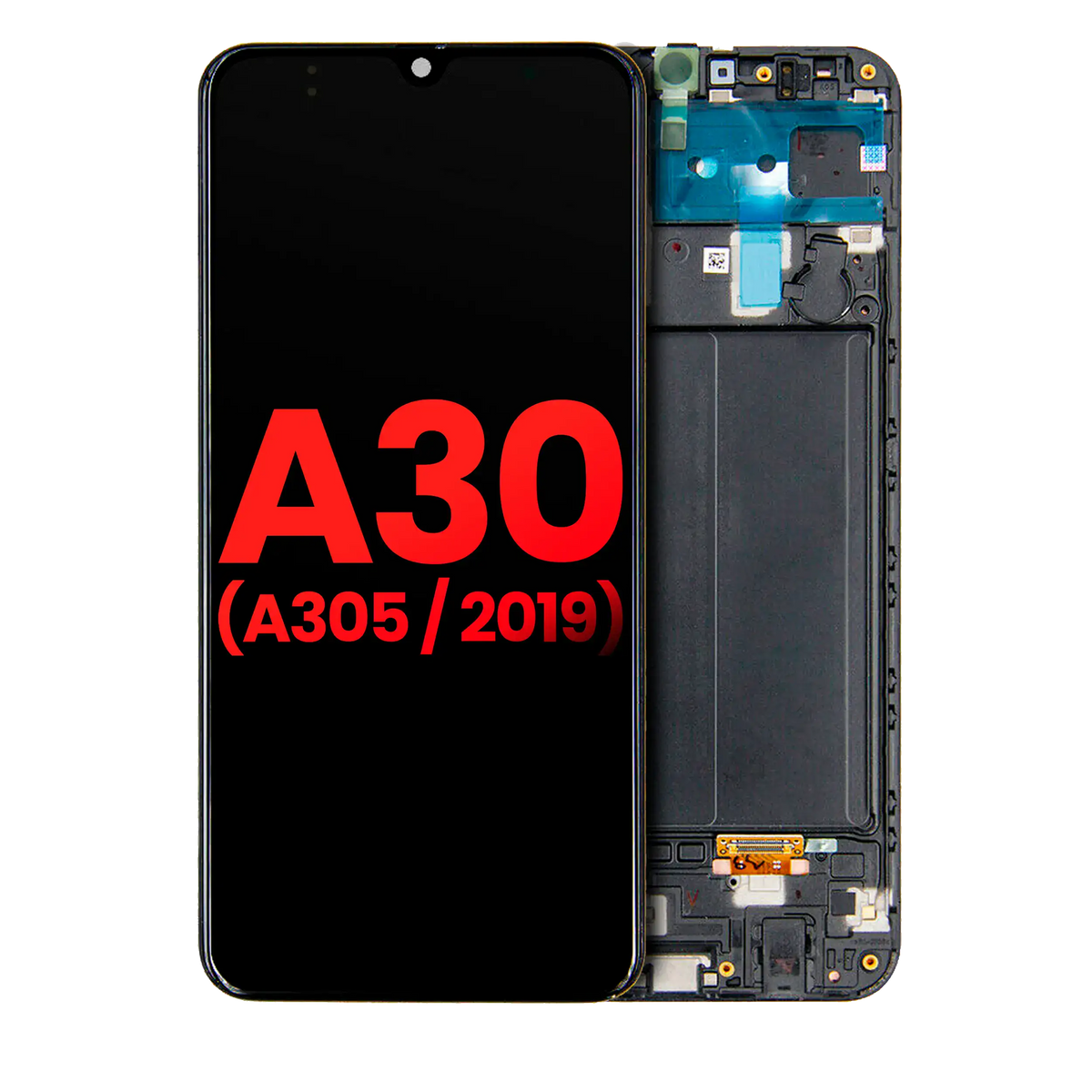 Samsung A30 Folder (OLED Display with Frame) Compatible for Galaxy A30 A305 – All Colors