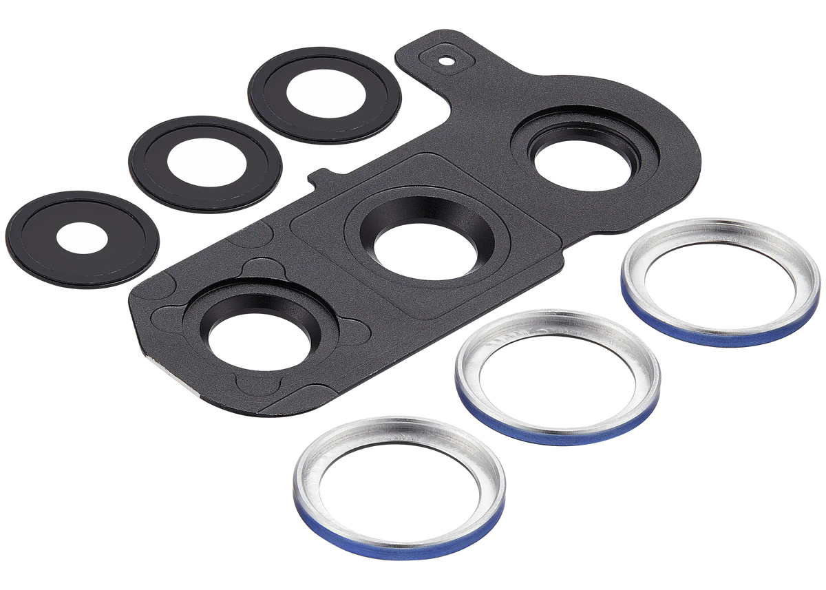 Back Camera Lens With Cover Bezel Ring Compatible For Samsung Galaxy S25 Plus 5G (Navy)