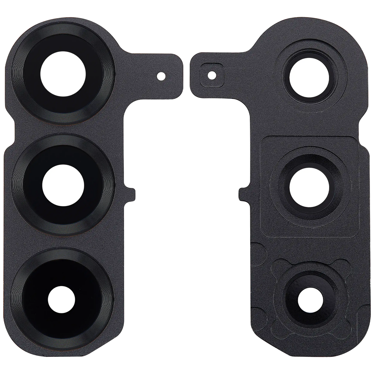 Back Camera Lens With Cover Bezel Ring Compatible For Samsung Galaxy S25 Plus 5G (Silver Shadow)