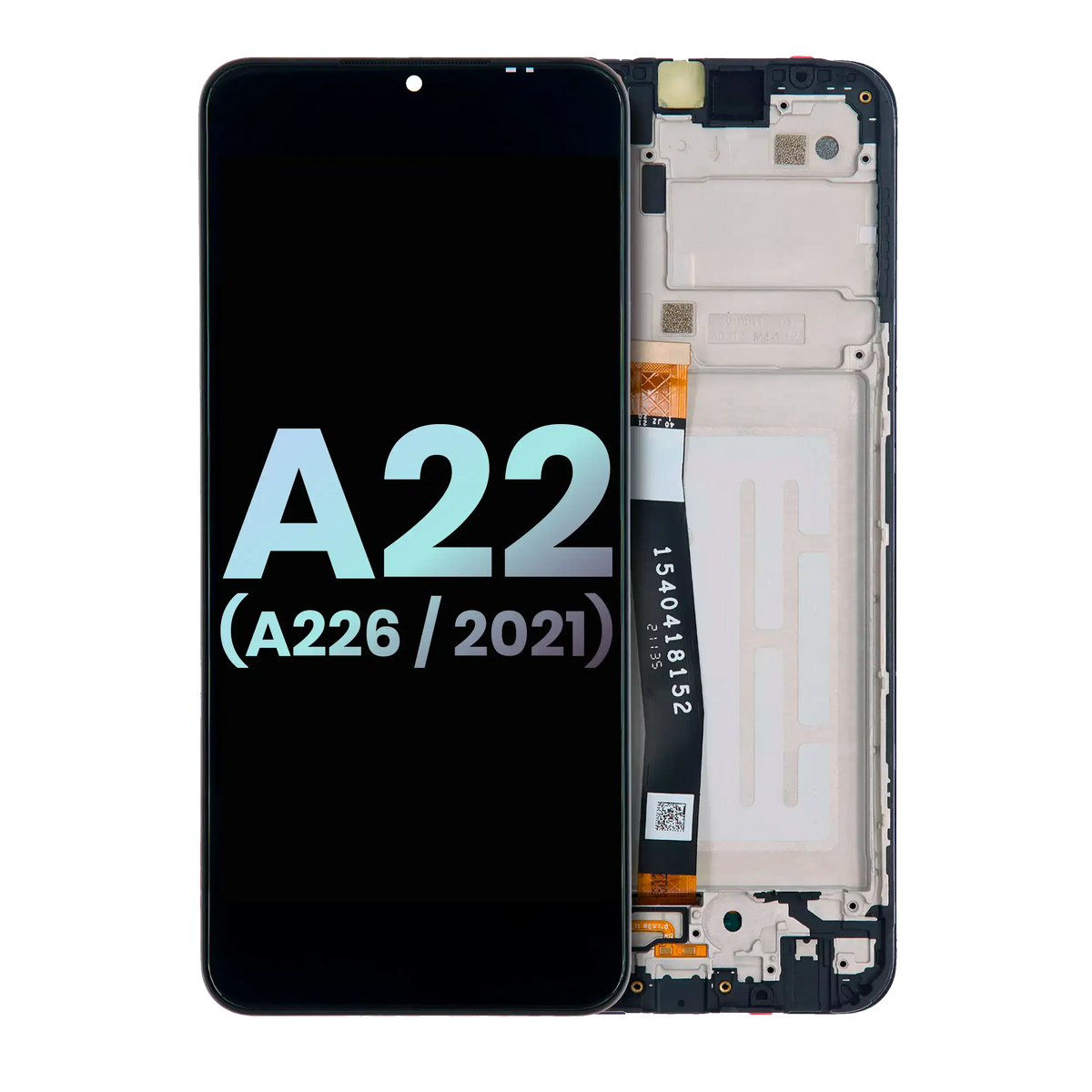 LCD Assembly With Frame Compatible For Samsung A22 5G (A226 / 2021) (Refurbished) (All Colors)