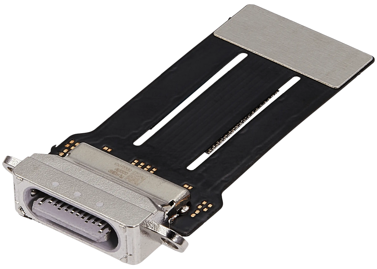 Charging Port Flex Cable Compatible For iPad Mini 7 (2024) (WiFi / Cellular) (Aftermarket Plus) (Purple)