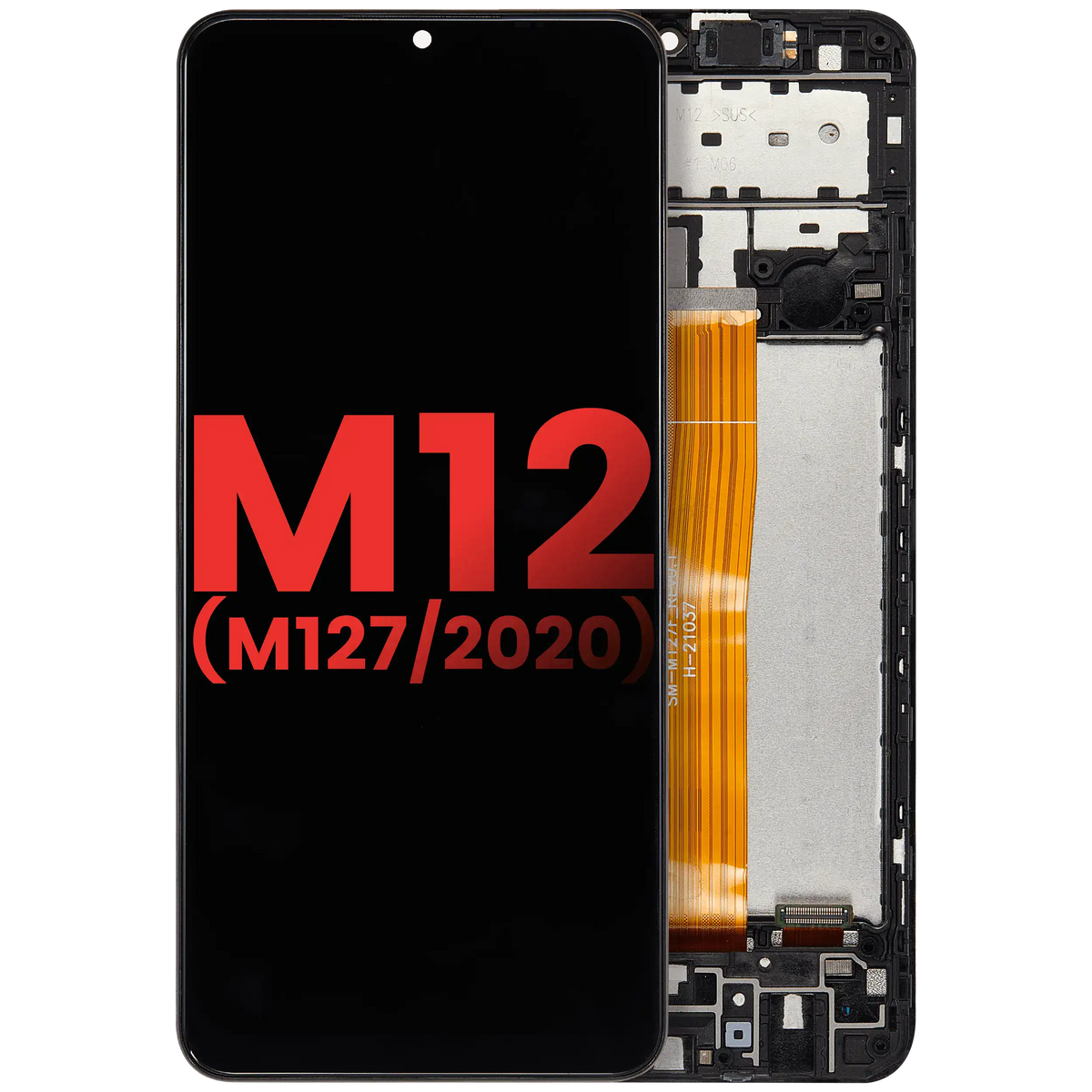 LCD Assembly With Frame Compatible For Samsung Galaxy M12 (M127 / 2020) (Aftermarket Plus) (All Colors)