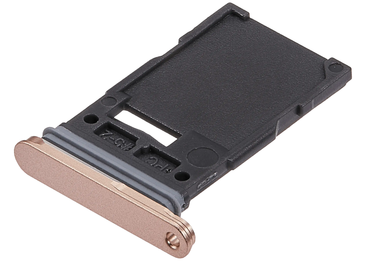 Single Sim Card Tray Compatible For Samsung Galaxy S25 / S25 Plus (Premium) (Pink Gold)