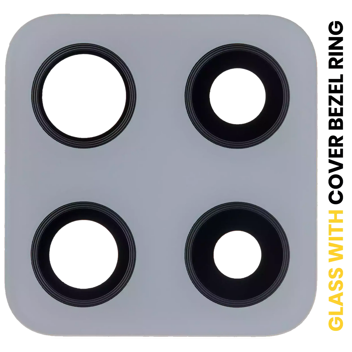Back Camera Lens With Cover Bezel Ring Compatible For Samsung Galaxy A42 5G (A426 / 2020) (Prism Dot Gray)