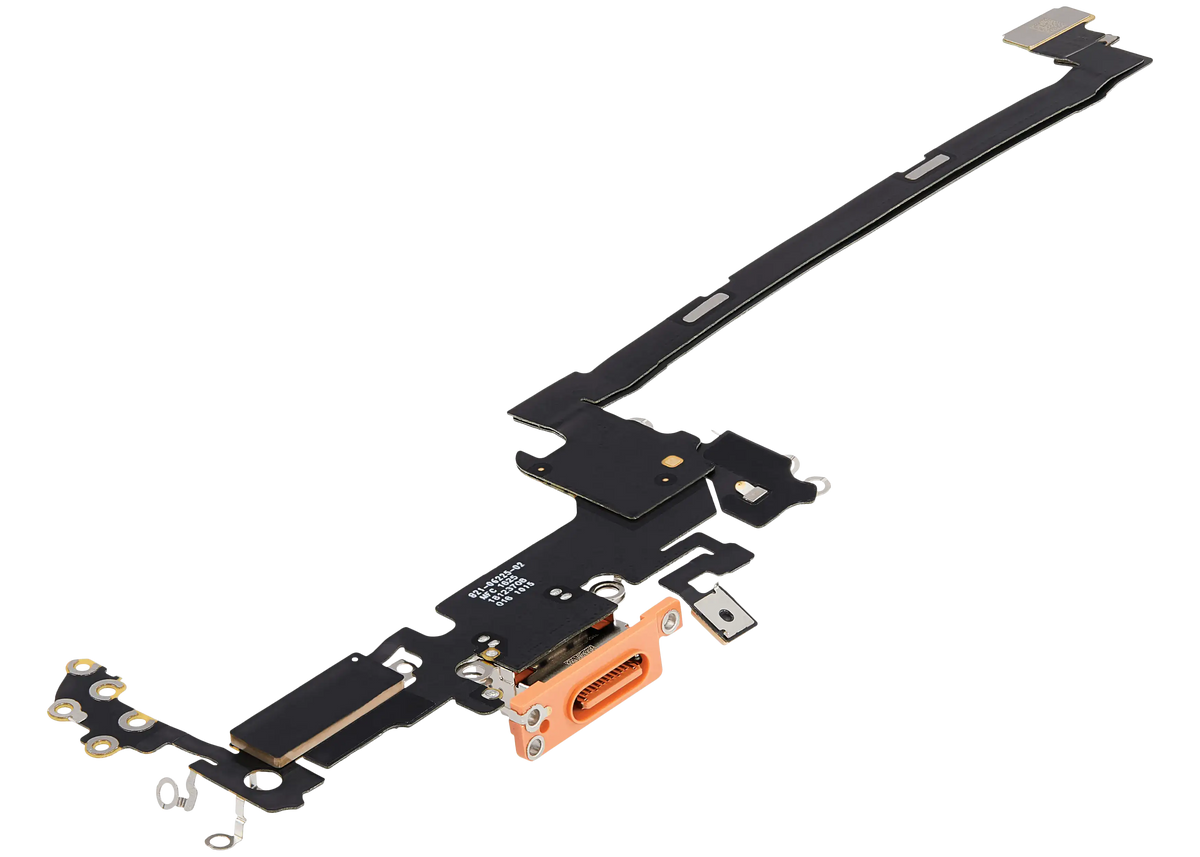 Charging Port Flex Cable Compatible For iPhone 17 Pro (Premium) (US Version) (Cosmic Orange)