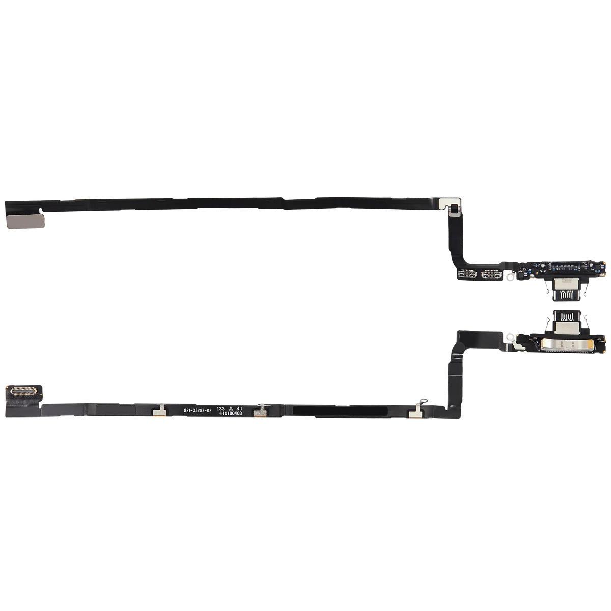 Charging Port Flex Cable Compatible For iPhone Air (Premium) (Space Black)