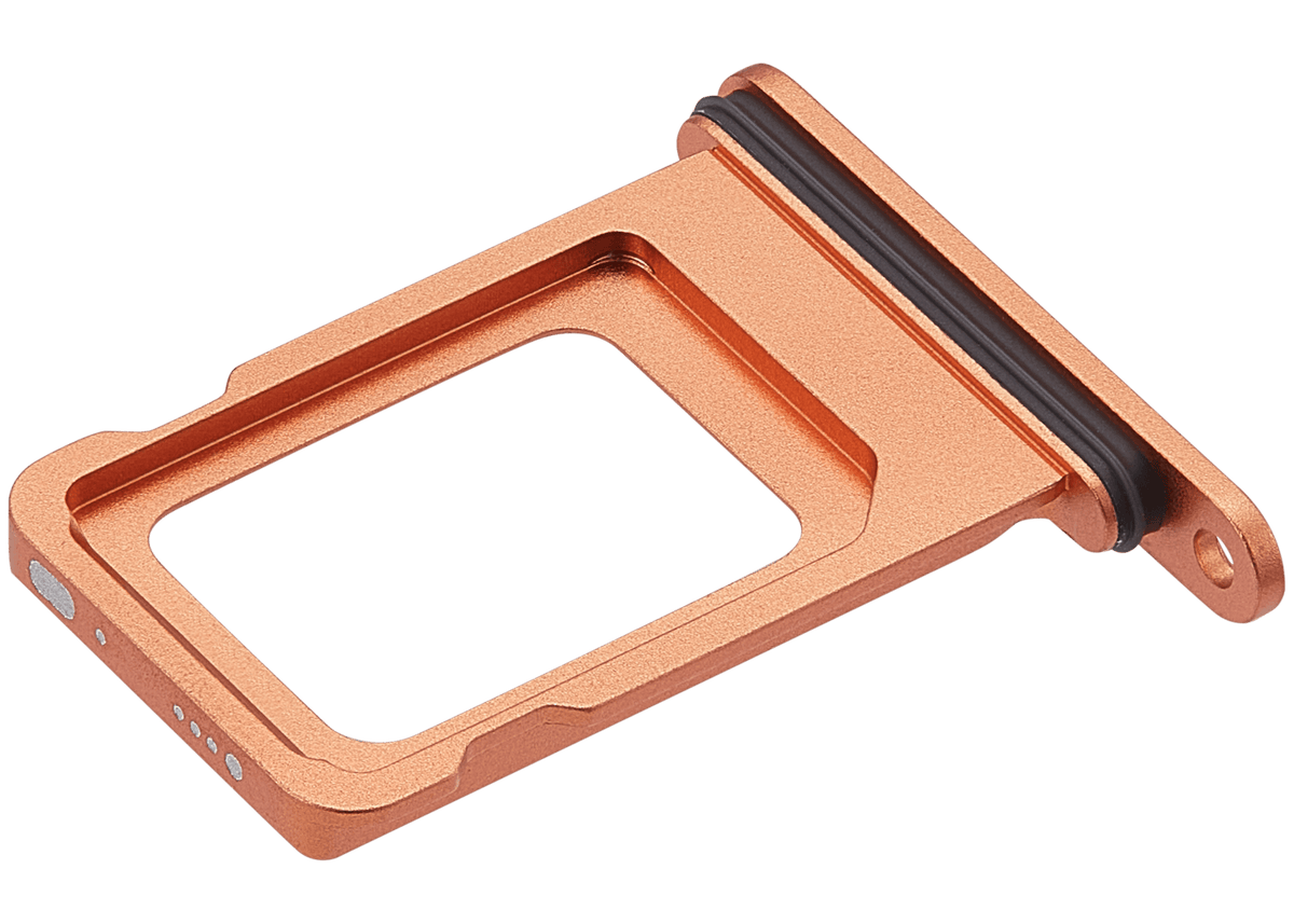 Dual Sim Card Tray Compatible For iPhone 17 Pro / 17 Pro Max (Cosmic Orange)