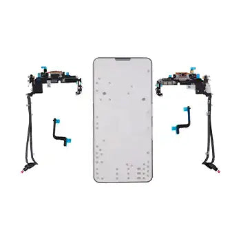 USB-C Charging Port Flex Cable (eSIM / mmWave) For iPhone 17 Pro Max (US Version) (Genuine OEM) (Cosmic Orange)