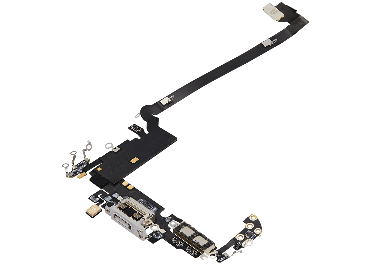 Charging Port Flex Cable for iPhone 17 Pro Max (Premium) (International Version) (Silver)