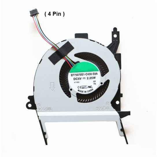 Fan For ASUS R558, R558U, R558UA, R558UB, R558UJ, R558UR, R558UV, FL5900, FL5900U, FL5900UQ, FL5900UB CPU Cooling Fan Cooler