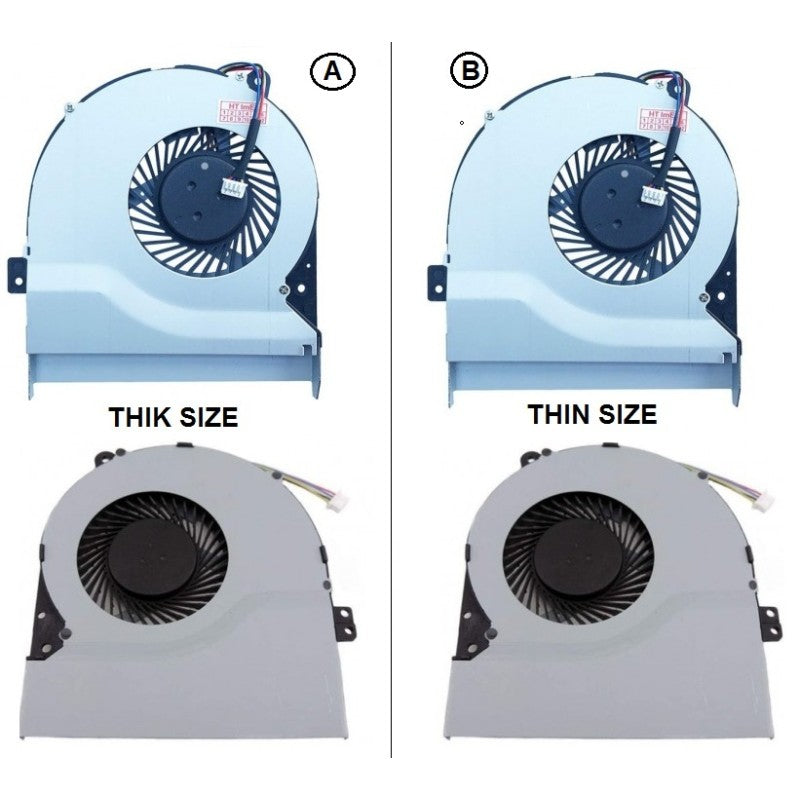 Fan For Asus F450C, F450L, F550C, F550L, X550V, A550, X550C,, X450, K552V, Y581, X552C CPU Cooling Fan Cooler