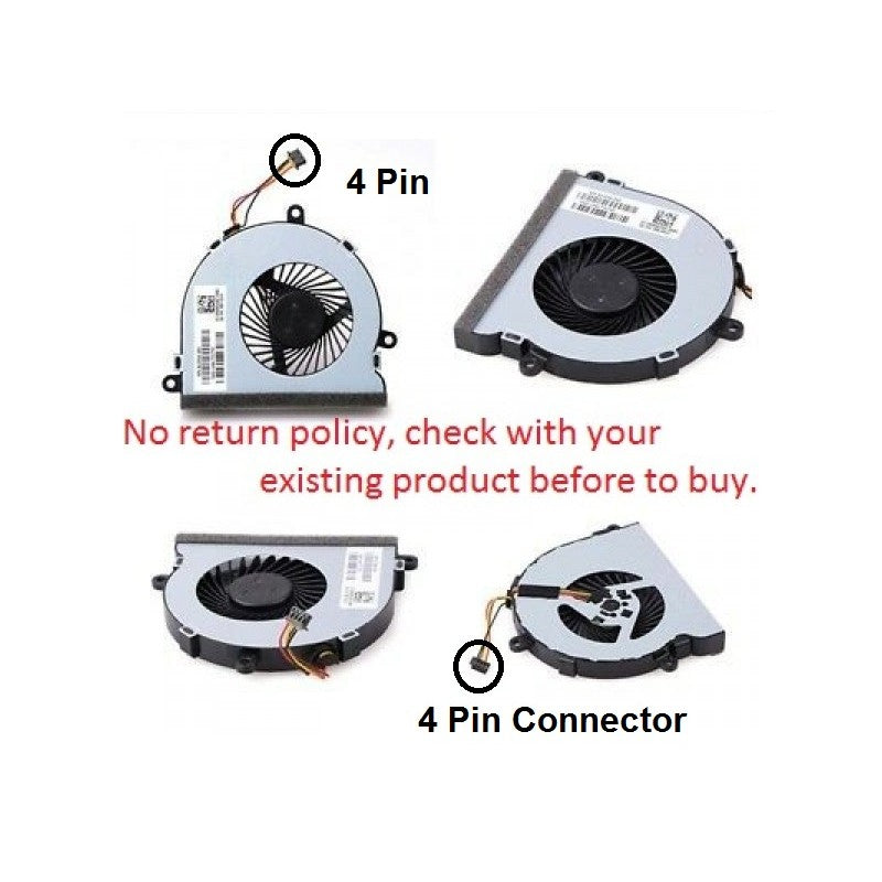 Fan For HP Pavilion 15-AC, 15-AY, 15-BA, 15-BD, 15-BW, 15-BS, 15-BE, 15-BF, 15-AF, 15-RA, 15G-BR, 15G-BX, 15Q-BU, 15-BY CPU Cooling Fan