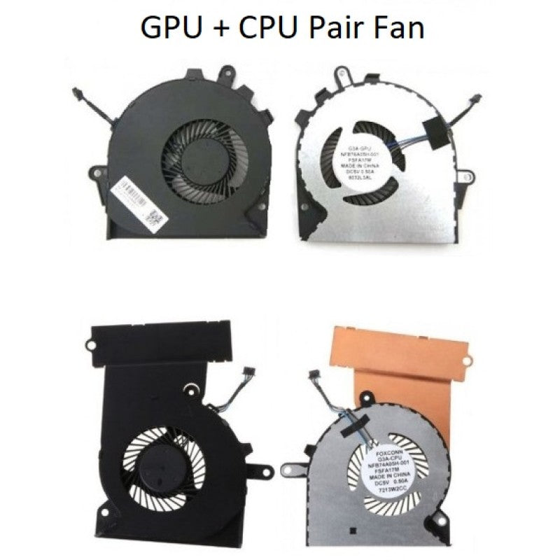 Fan For HP Omen 4 Pro 15-CE, 17-AN Series CPU & GPU Cooling Fan Cooler