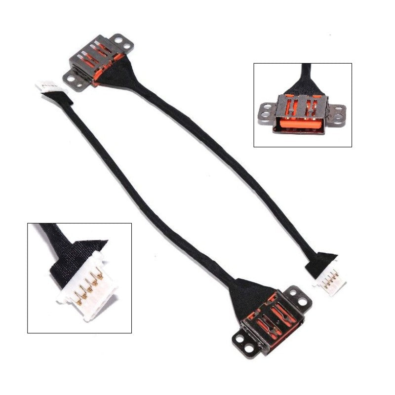 DC Power Jack For Lenovo Yoga 3-1170, 3 Pro-1370 80HE M-5Y70 M-5Y71 Series DC30100LO00 AIUU2, ATUU2