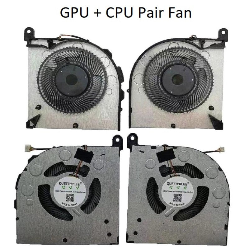 Fan For Lenovo Legion 2019 Y730, Y740, Y9000K CPU & GPU Cooling Fan Cooler ( 4-PIN / WIRE ) PAIR FAN