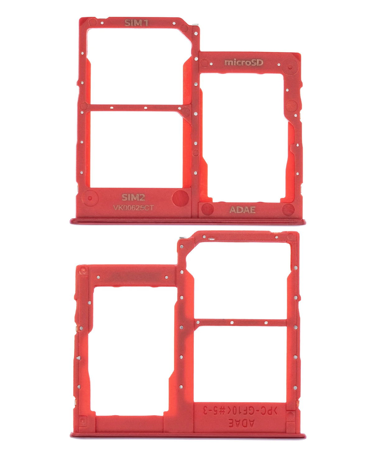 Dual Sim Card Tray Compatible For Samsung Galaxy A41 (A415 / 2020) (Prism Crush Red)
