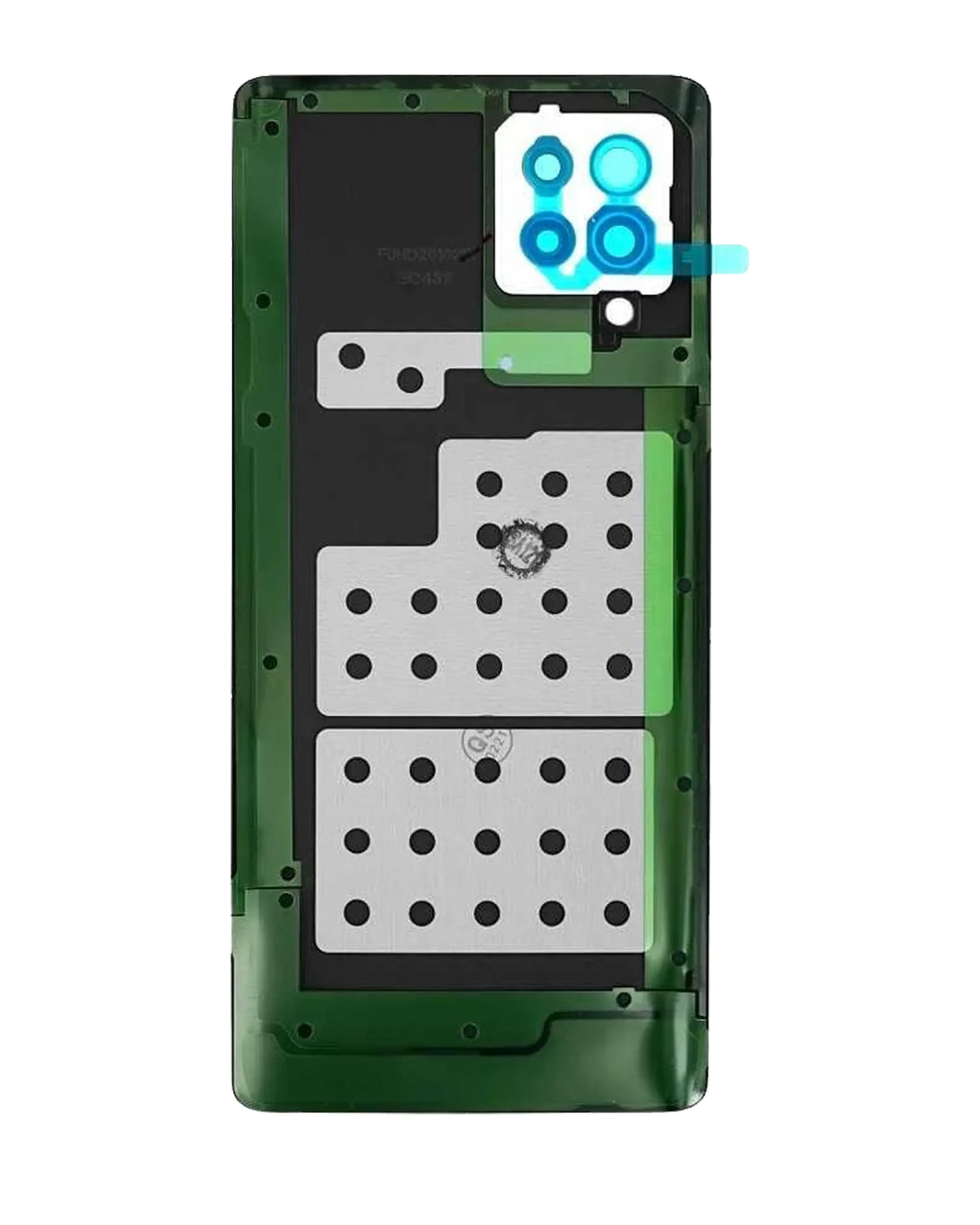 Back Cover Glass With Camera Lens Compatible For Samsung Galaxy A42 5G (A426 / 2020) (Service Pack) (Prism Dot White)