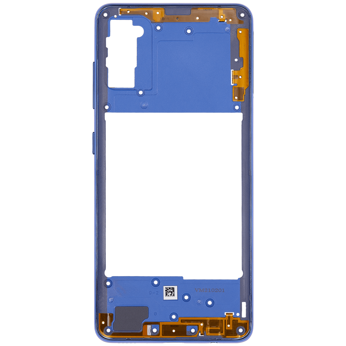 Mid-Frame Housing Compatible For Samsung Galaxy A41 (A415 / 2020) (Aftermarket Plus) (Prism Crush Blue)