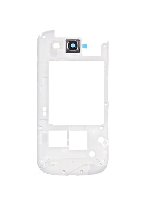 LCD Frame Replacement Compatible For Samsung Galaxy S3 (AT&T / T-Mobile) (I747 / T999) (White)