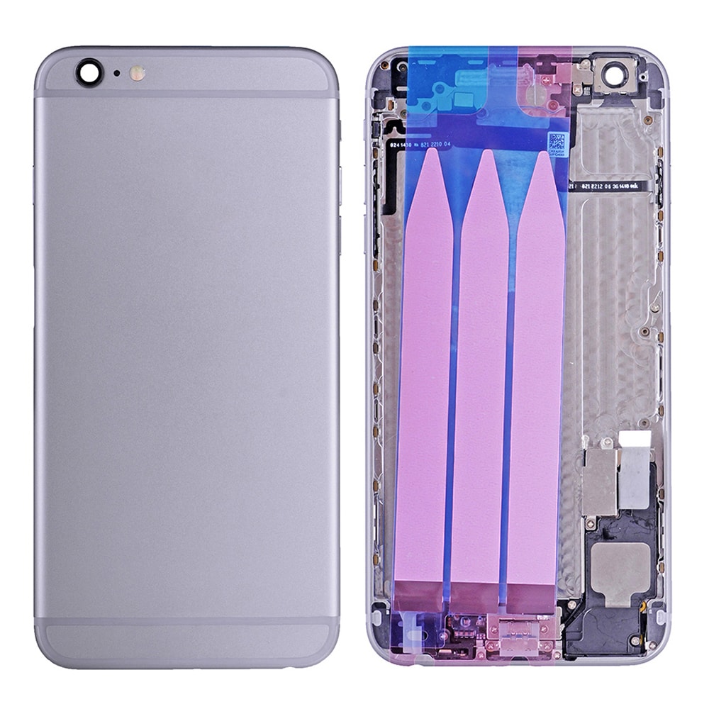 BACK COVER FULL ASSEMBLY FOR IPHONE 6 PLUS - GRAY
