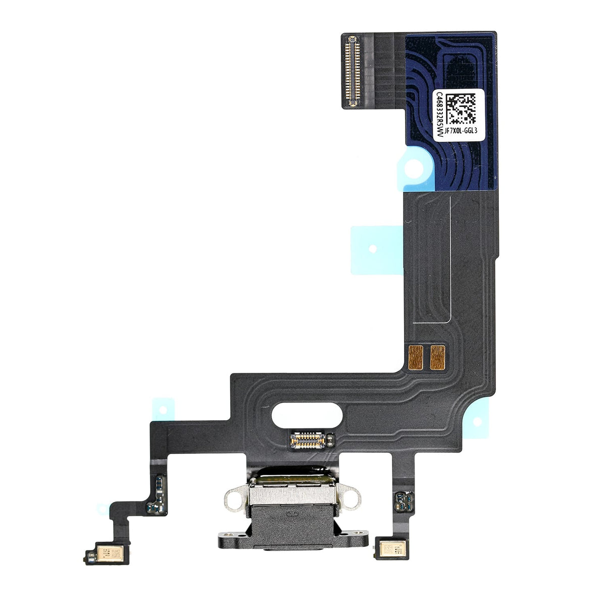 BLACK CHARGING CONNECTOR ASSEMBLY FOR IPHONE XR