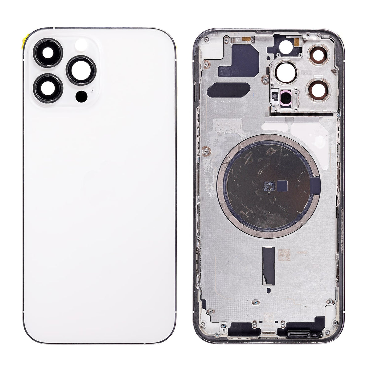 REAR HOUSING WITH FRAME FOR IPHONE 13 PRO MAX - SILVER