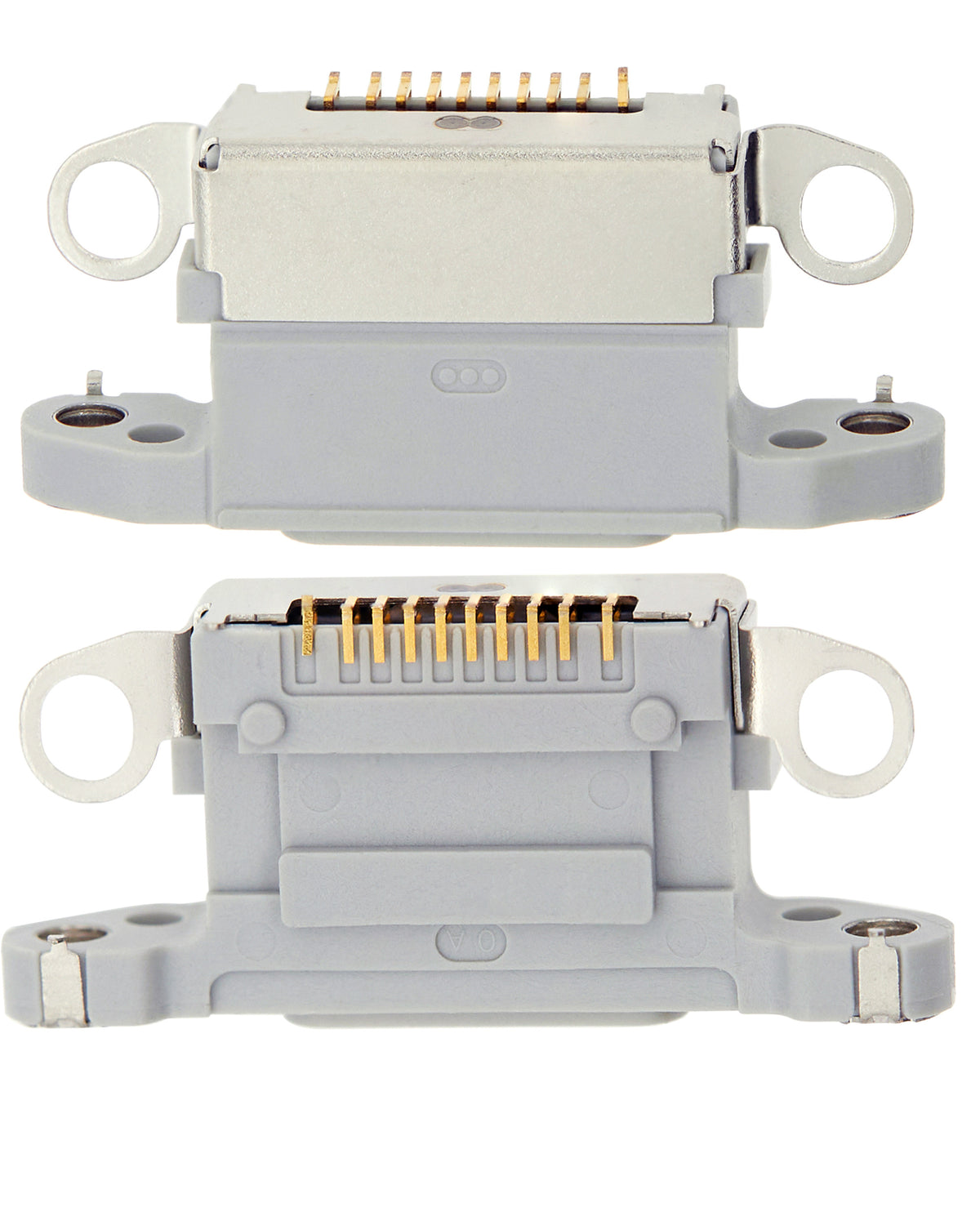 SILVER - CHARGING PORT ONLY FOR IPHONE 12 PRO MAX (10 PACK)