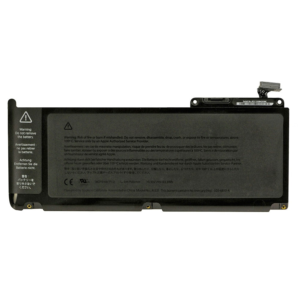 A1331 10.95V 4000mAh Battery for Apple MacBook Unibody 13" (A1342, Late 2009 - Mid 2010)