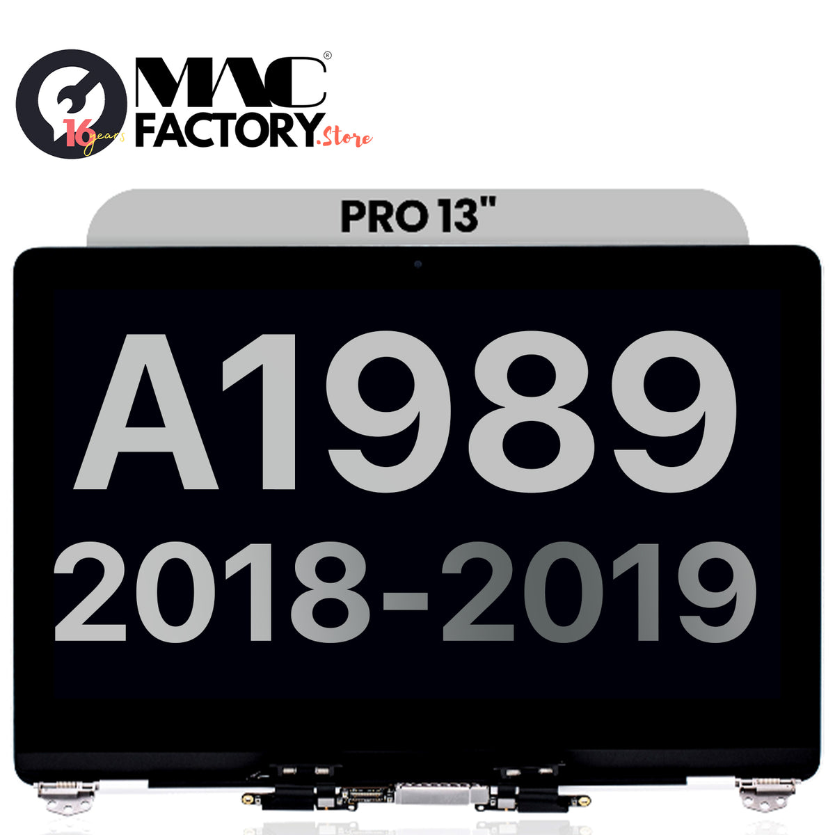 LCD Screen & Full Assembly Display A1989 for Apple MacBook Pro 13" (Late 2018 - Early 2020)